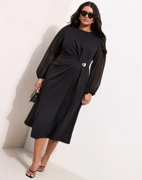 Next x Friends Like These Black Curve Dress сукня в ресторан